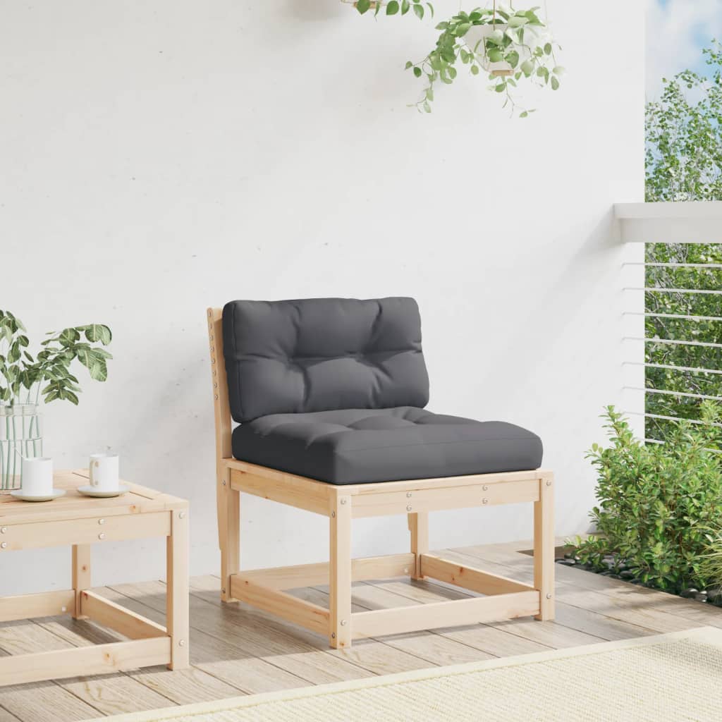 Divano da Giardino con Cuscini Legno Massello di Pino | homemem39