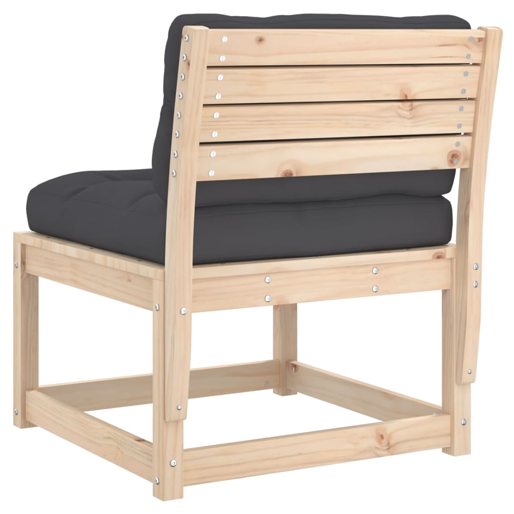 Divano da Giardino con Cuscini Legno Massello di Pino | homemem39