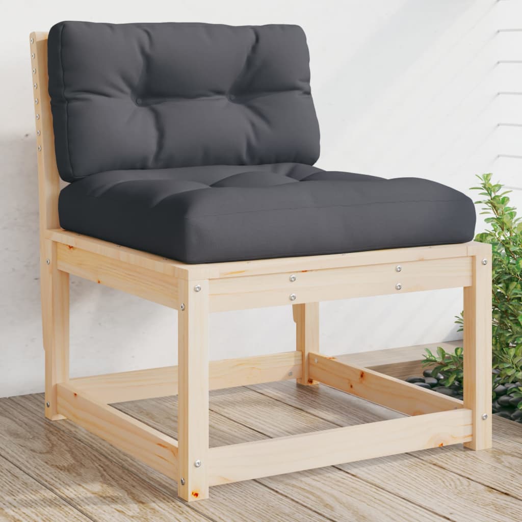 Divano da Giardino con Cuscini Legno Massello di Pino | homemem39