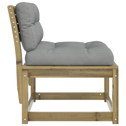 Divano da Giardino con Cuscini Legno Impregnato Pino | homemem39