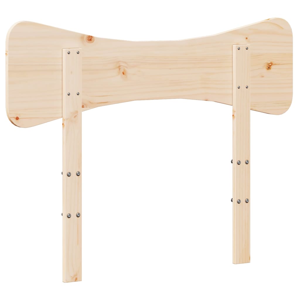 Testiera 100 cm in Legno Massello di Pino - homemem39