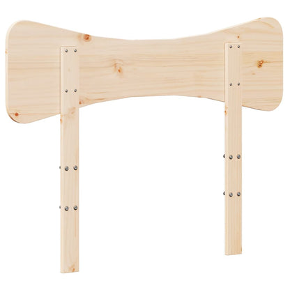 Testiera 90 cm in Legno Massello di Pino - homemem39