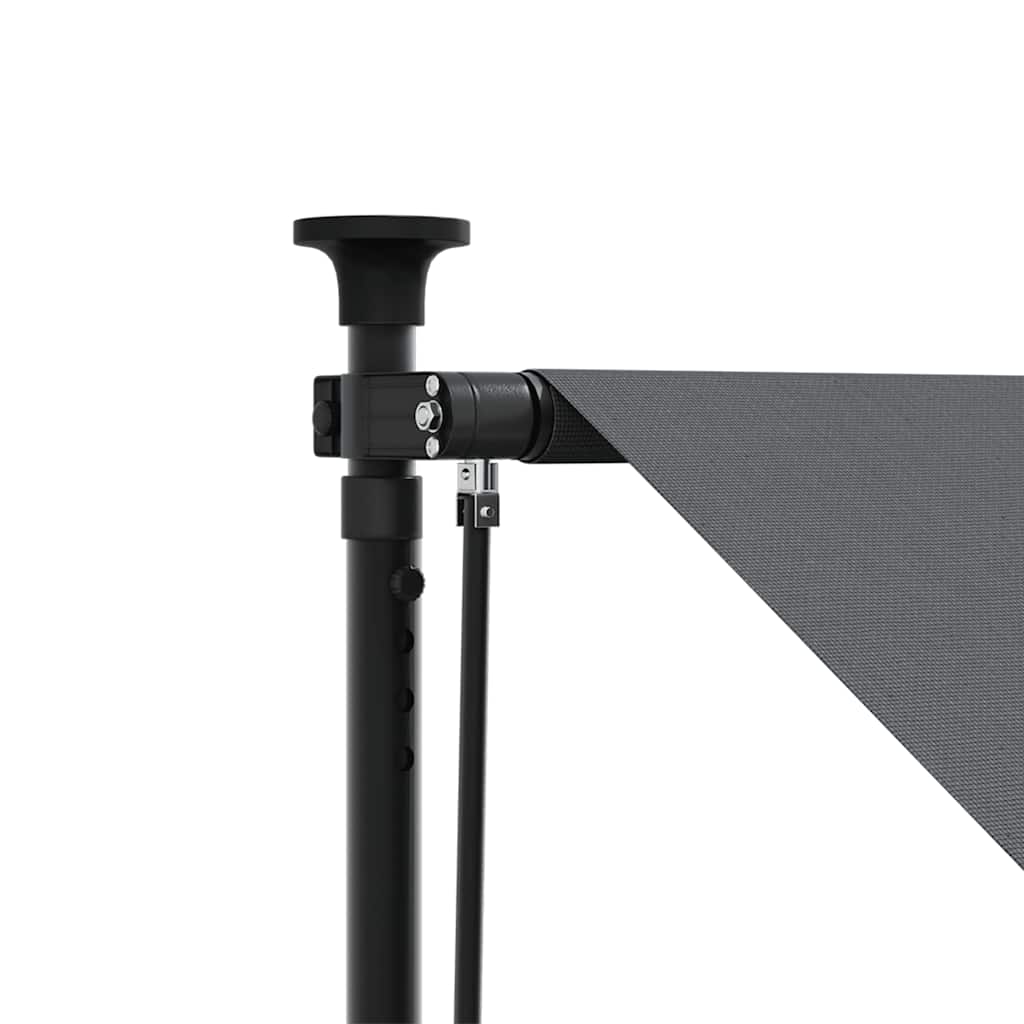 Tenda da Sole Retrattile Antracite 300x150 cm Tessuto e Acciaio | homemem39