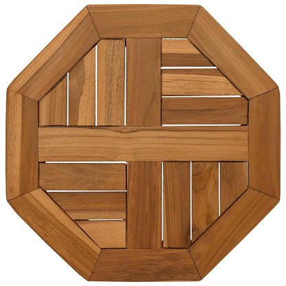 Piano per Tavolo 40x40x2,5 cm Ottagonale Legno Massello Teak | homemem39