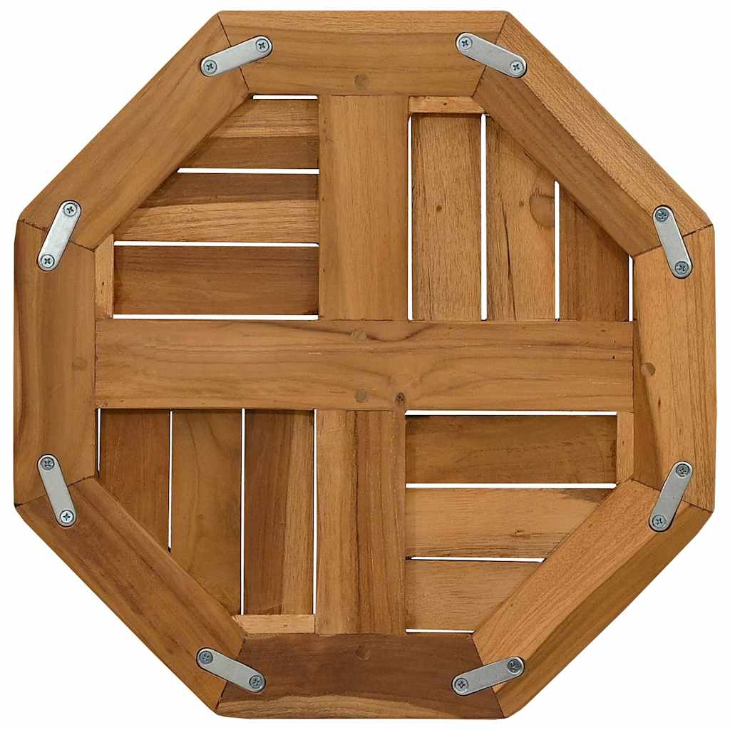 Piano per Tavolo 40x40x2,5 cm Ottagonale Legno Massello Teak | homemem39