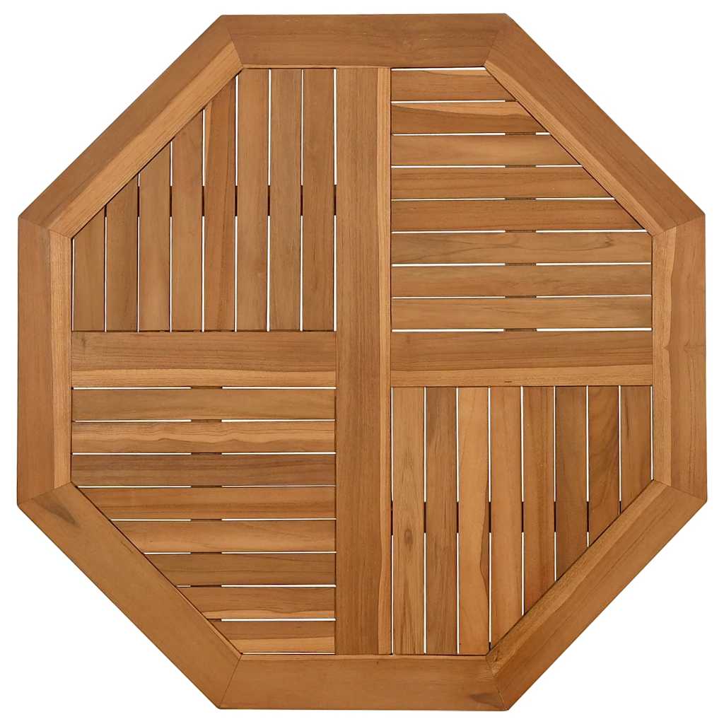 Piano per Tavolo 90x90x2,5 cm Ottagonale Legno Massello di Teak | homemem39