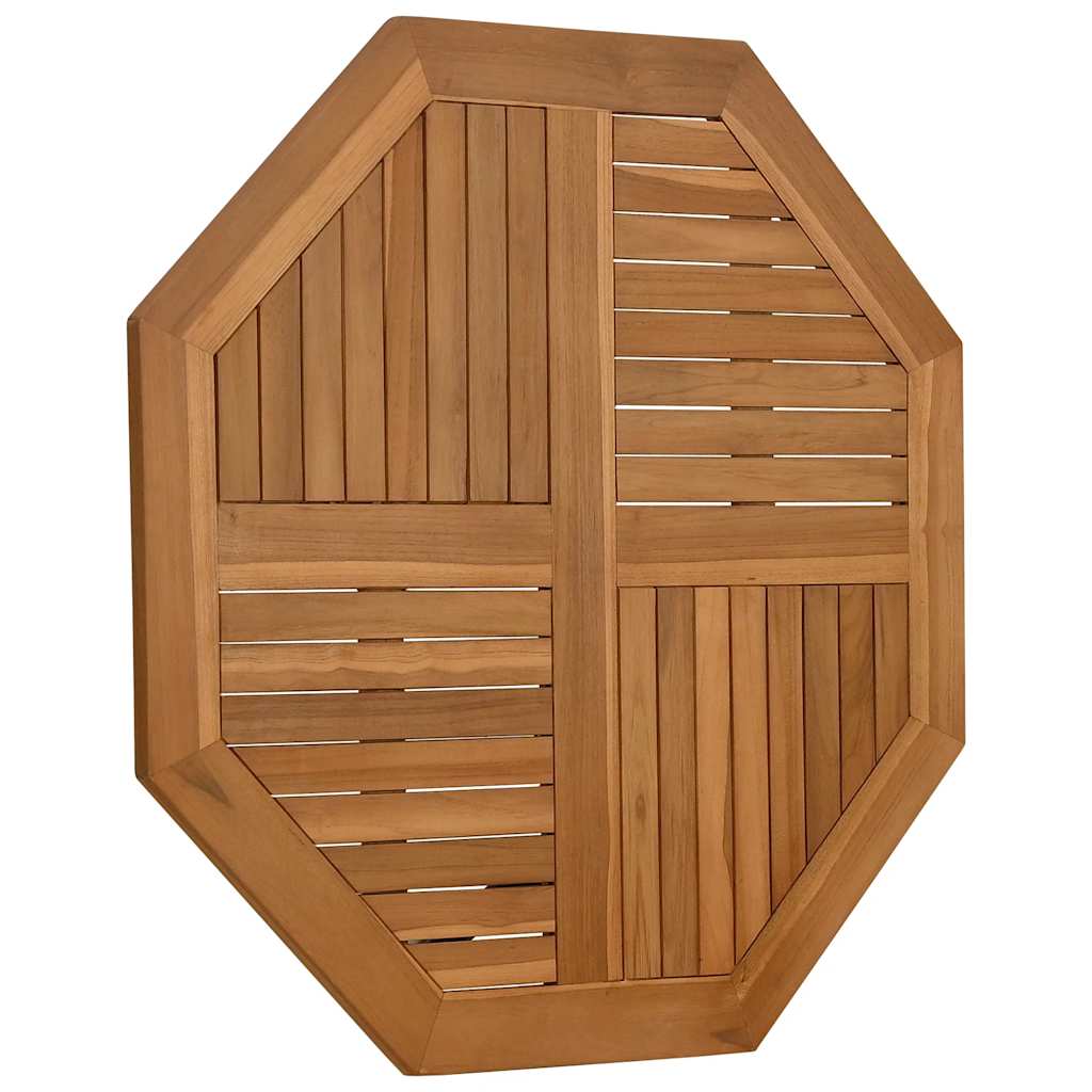 Piano per Tavolo 90x90x2,5 cm Ottagonale Legno Massello di Teak | homemem39