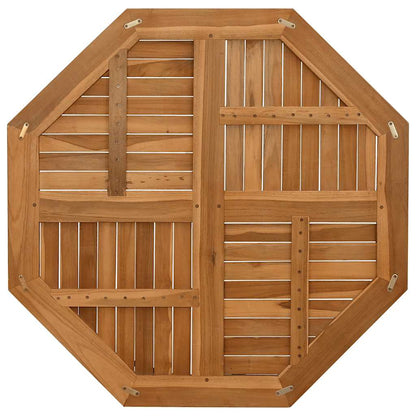 Piano per Tavolo 90x90x2,5 cm Ottagonale Legno Massello di Teak | homemem39