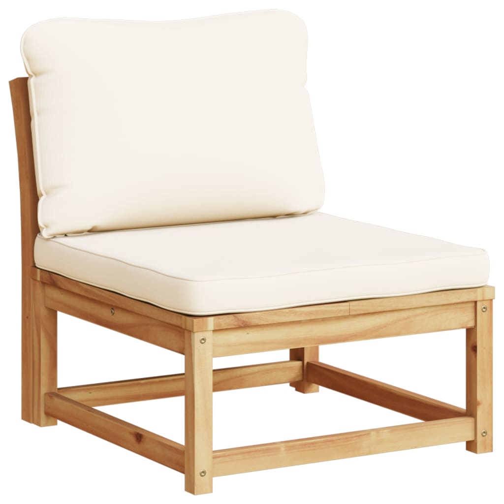 Set Salotto da Giardino 11 pz con Cuscini Legno Massello Acacia - homemem39