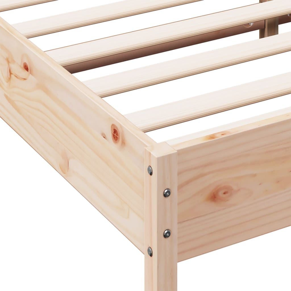 Giroletto senza Materasso 180x200 cm in Legno Massello di Pino | homemem39