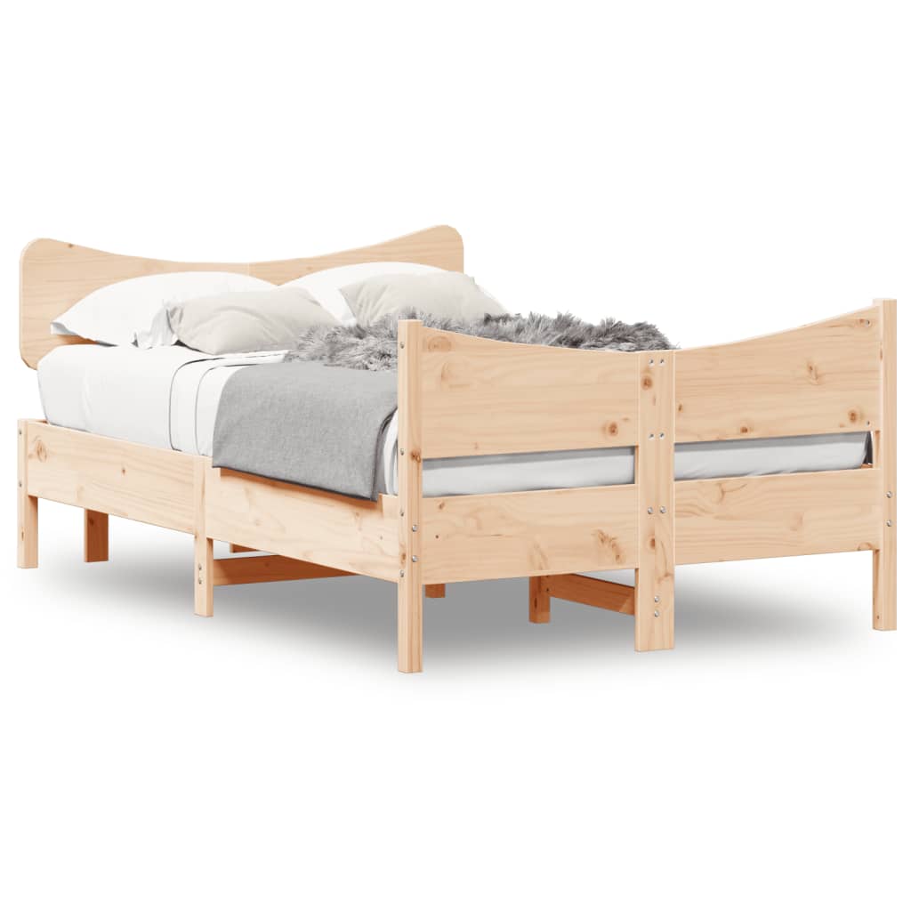 Giroletto senza Materasso 120x200 cm in Legno Massello di Pino | homemem39
