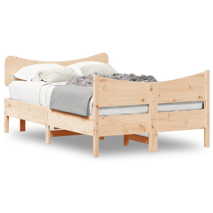 Letto senza Materasso 120x190 cm in Legno Massello di Pino | homemem39
