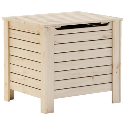 Contenitore con Coperchio RANA 60x49x54 cm Legno Massello Pino - homemem39