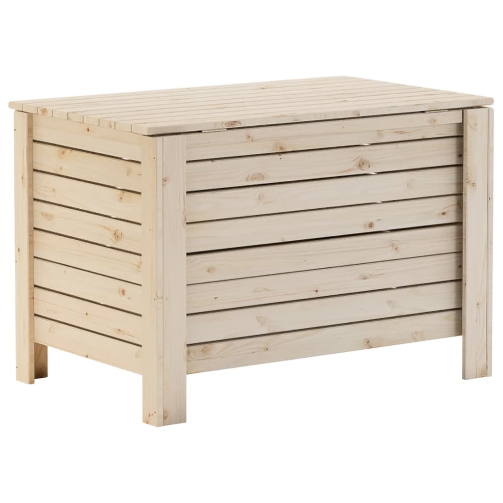 Contenitore con Coperchio RANA 80x49x54 cm Legno Massello Pino - homemem39