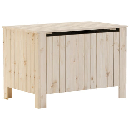 Contenitore con Coperchio RANA 80x49x54 cm Legno Massello Pino - homemem39