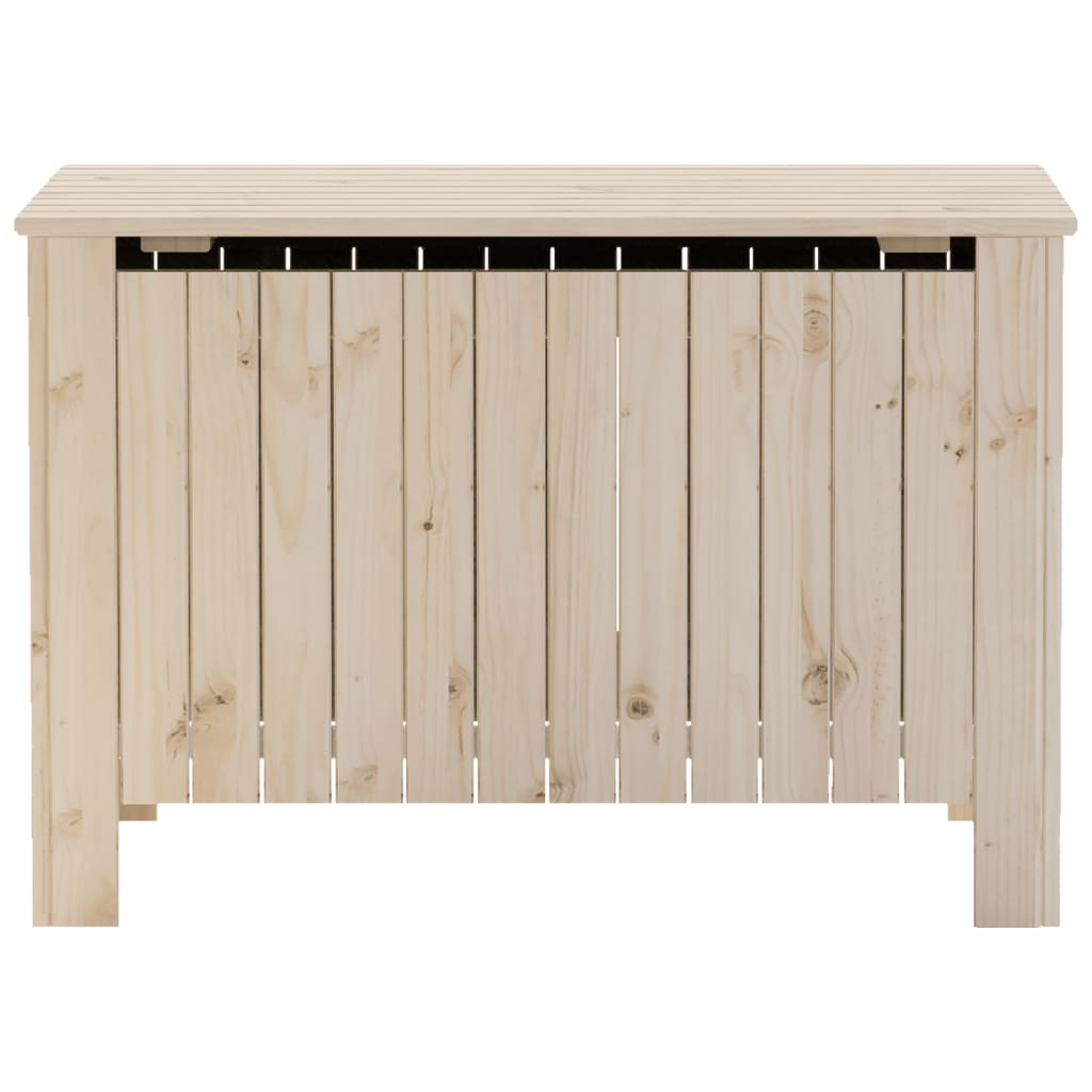 Contenitore con Coperchio RANA 80x49x54 cm Legno Massello Pino - homemem39