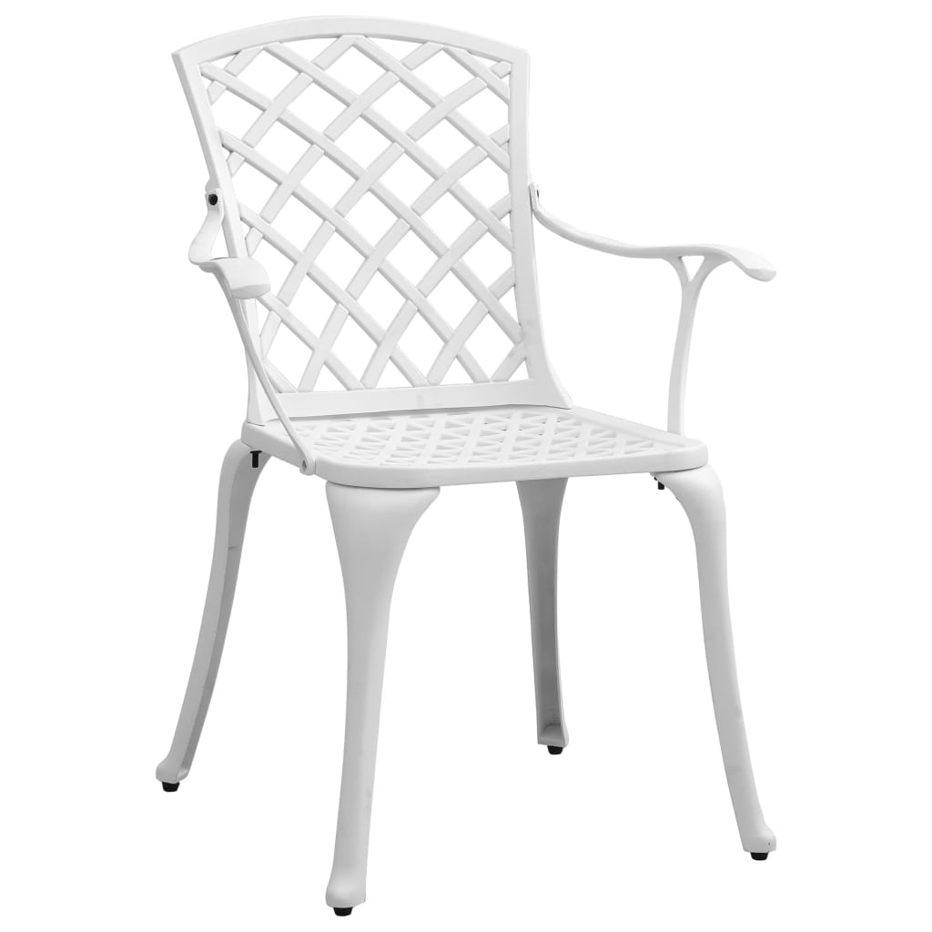 Set da Bistrot 3 pz Bianco in Alluminio Pressofuso | homemem39