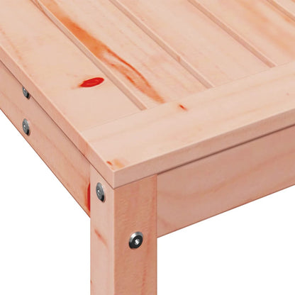 Tavolo Invaso con Ripiano 108x35x75 cm Legno Massello Douglas - homemem39