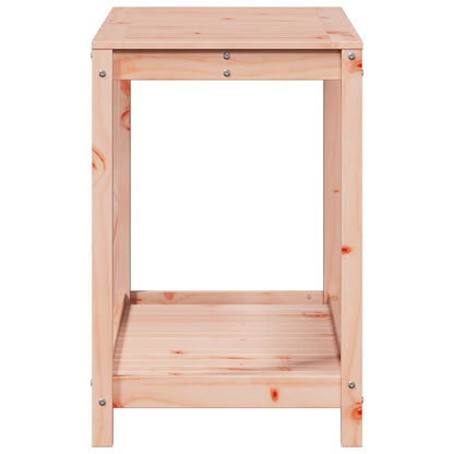 Tavolo Invaso con Ripiano 108x50x75 cm Legno Massello Douglas - homemem39