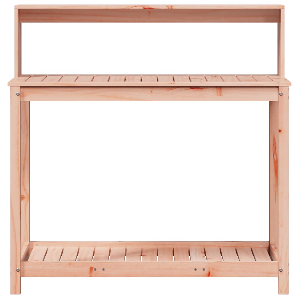 Tavolo Invaso con Ripiani 108x50x109,5cm Legno Massello Douglas | homemem39