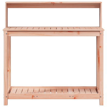 Tavolo Invaso con Ripiani 108x50x109,5cm Legno Massello Douglas | homemem39