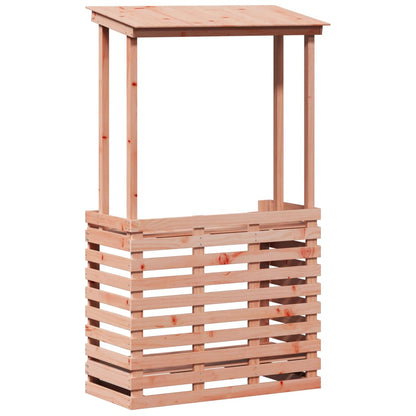 Tavolo Bar da Esterno con Tetto 112,5x57x195,5cm Legno Massello | homemem39