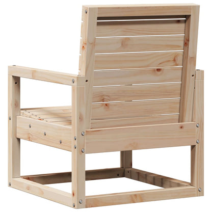 Sedia da Giardino 57,5x63x76 cm in Legno Massello di Pino - homemem39