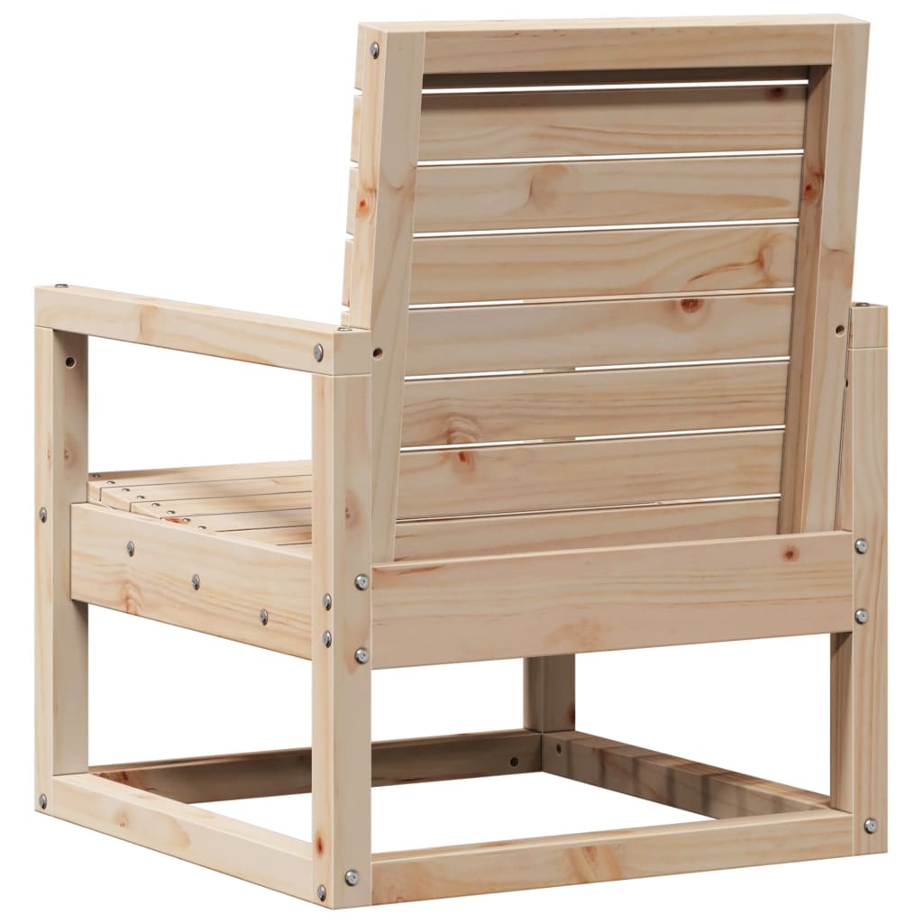 Set Salotto da Giardino 3 pz in Legno Massello di Pino | homemem39