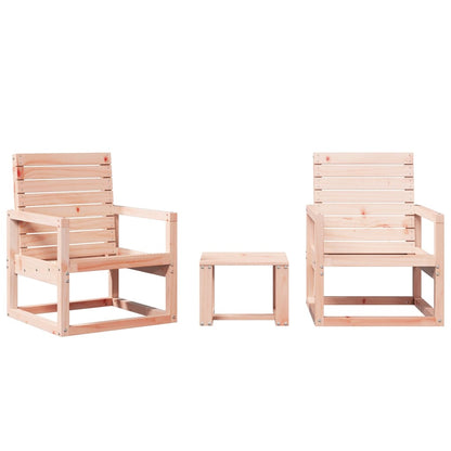 Set Salotto da Giardino 3 pz in Legno Massello di Douglas | homemem39