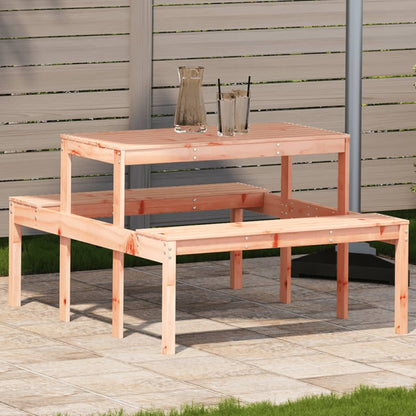 Tavolo da Picnic 110x134x75 cm in Legno Massello di Douglas - homemem39