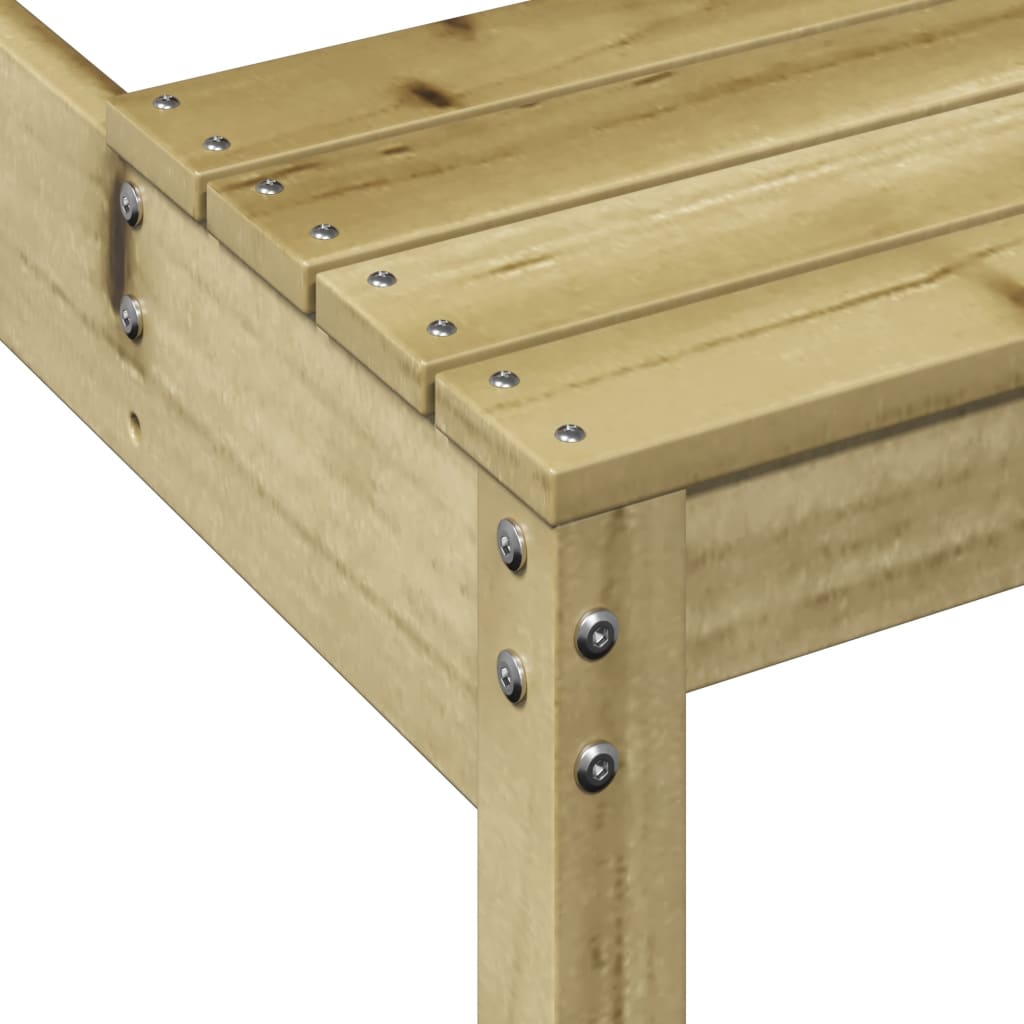 Tavolo da Picnic 160x134x75 cm in Legno Impregnato di Pino - homemem39