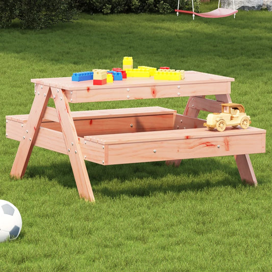 Tavolo da Picnic per Bambini 88x97x52 cm Legno Massello Douglas | homemem39