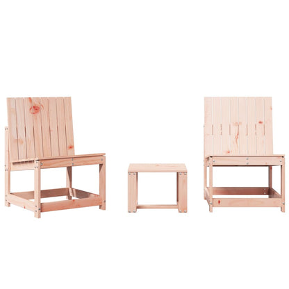 Set Salotto da Giardino 3 pz in Legno Massello di Douglas - homemem39