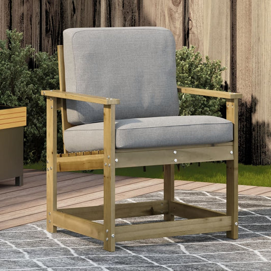 Sedia da Giardino 62x56x77 cm in Legno Impregnato di Pino - homemem39