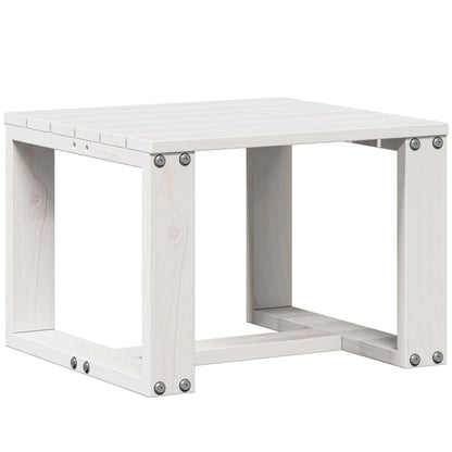 Set Salotto da Giardino 3 pz Bianco in Legno Massello di Pino - homemem39