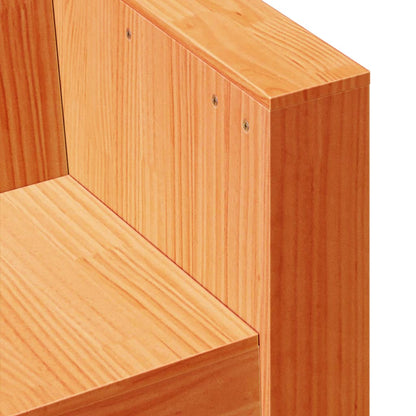 Divano da Giardino Marrone Cera 79x60x62 cm Legno Massello Pino | homemem39