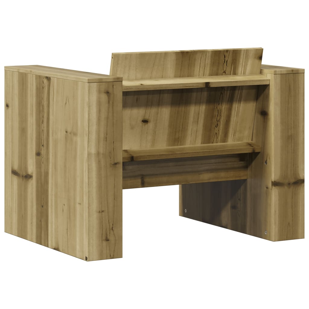 Divano da Giardino 79x60x62 cm in Legno Impregnato di Pino | homemem39