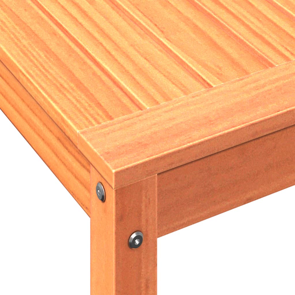 Tavolo Invasatura Ripiano Marrone Cera 82,5x50x75 Massello Pino - homemem39