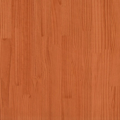 Tavolo Invasatura Ripiano Marrone Cera 82,5x50x75 Massello Pino - homemem39