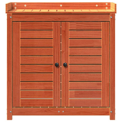 Tavolo Invaso con Ripiani Marrone 82,5x50x86,5 cm Massello Pino | homemem39