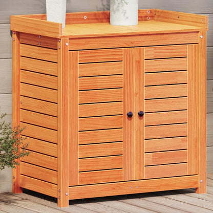 Tavolo Invaso con Ripiani Marrone 82,5x50x86,5 cm Massello Pino | homemem39