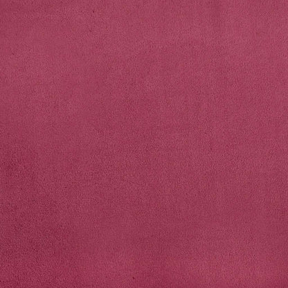 Chaise Longue Massaggi con Cuscino a Rullo Rosso Vino Velluto - homemem39
