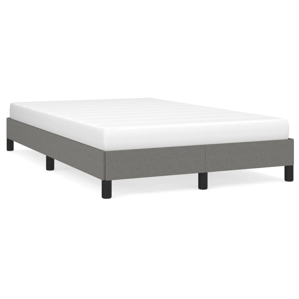 Giroletto senza Materasso Grigio Scuro 120x190 cm in Tessuto