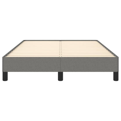Giroletto senza Materasso Grigio Scuro 120x190 cm in Tessuto