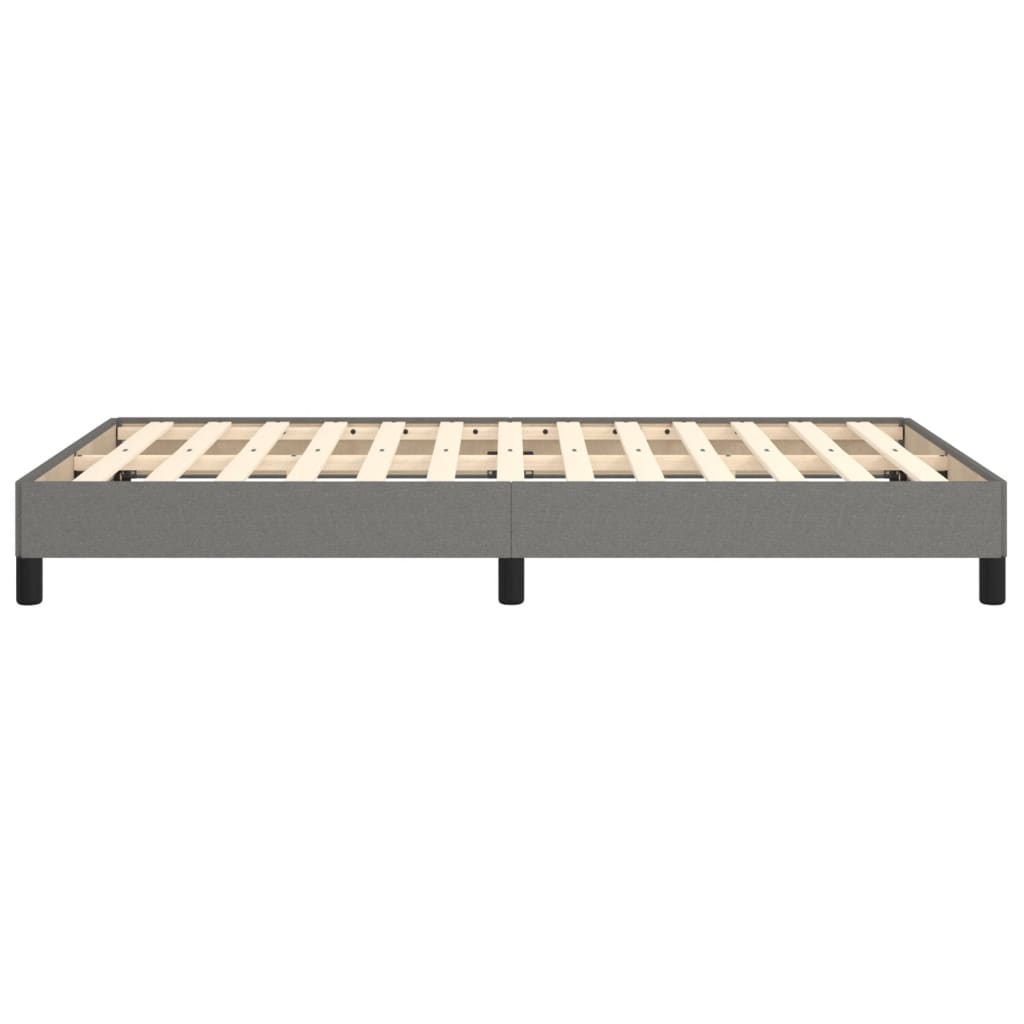 Giroletto senza Materasso Grigio Scuro 120x190 cm in Tessuto