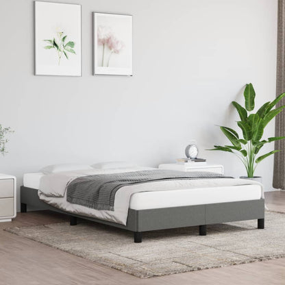 Giroletto senza Materasso Grigio Scuro 120x190 cm in Tessuto