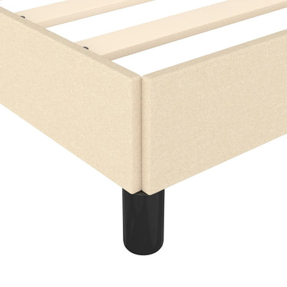 Giroletto senza Materasso Crema 120x190cm in Tessuto