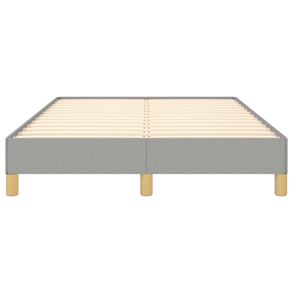 Giroletto senza Materasso Grigio Chiaro 120x190 cm in Tessuto