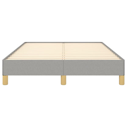 Giroletto senza Materasso Grigio Chiaro 120x190 cm in Tessuto