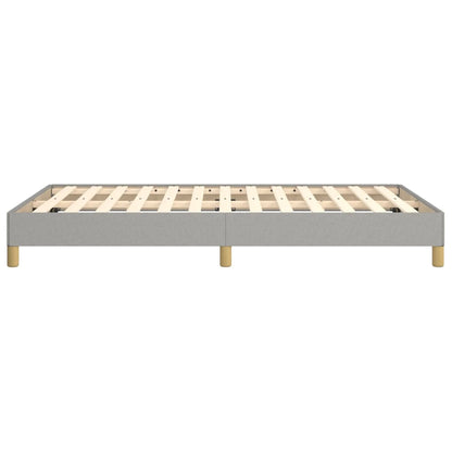 Giroletto senza Materasso Grigio Chiaro 120x190 cm in Tessuto